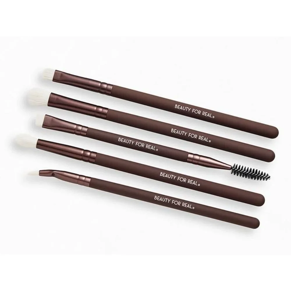 Beauty For Real 5-Piece Professional Makeup Brush Set Essential Pro I-Brush NEW